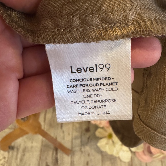 LEVEL 99 ANTHROPOLOGIE EMME SHACKET SHIRT JACKET | UTILITY SAFARI | HERRINGBONE - Picture 12 of 15